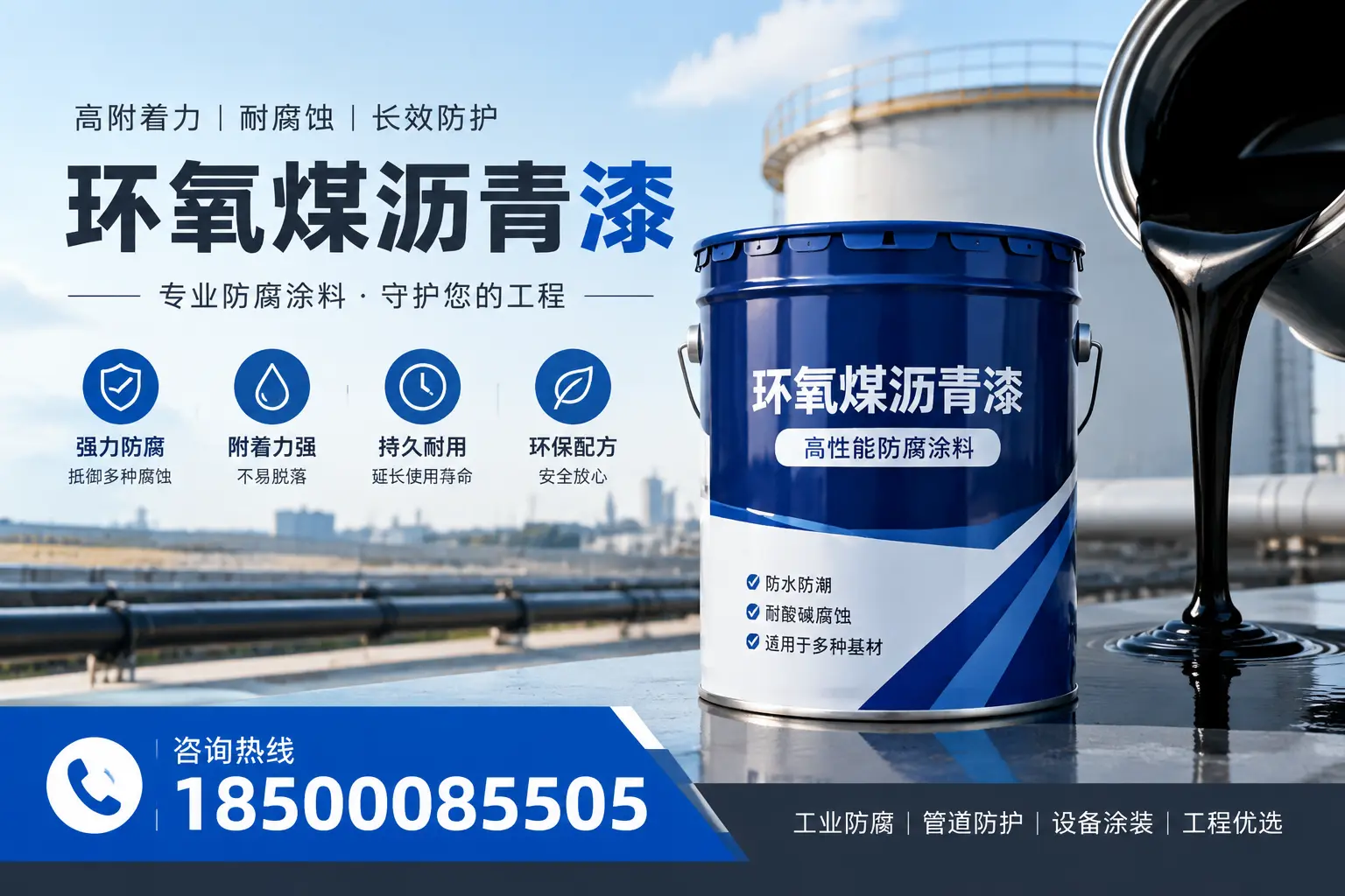 环氧煤沥青漆与普通涂料的对比,哪个更适合保定使用?